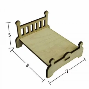 Hobi-art Mn 54 Ham Ahşap Minyatür Obje