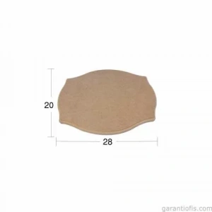 Hobi-art Pa 198 Boyanabilir Dekoratif Ahşap Pano