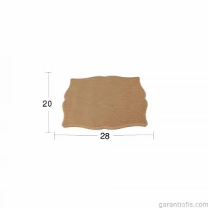 Hobi-art Pa 204 Boyanabilir Dekoratif Ahşap Pano