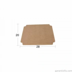 Hobi-Art PA 206 Boyanabilir Dekoratif Ahşap Pano