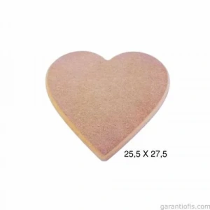 Hobi-art Pa 218 Boyanabilir Dekoratif Kalp Tasarımlı Ahşap Pano