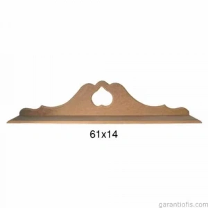 Hobi-Art RA 516 Boyanabilir Dekoratif Ahşap Raf (Duvar Tip)