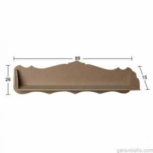 Hobi-art Ra 518 Boyanabilir Dekoratif Ahşap Raf (duvar Tip)