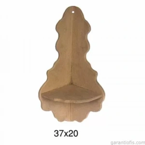 Hobi-Art RA 519 Boyanabilir Dekoratif Ahşap Raf (Duvar Tip)