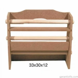 Hobi-Art Rulo Havluluk Ahşap Obje F 766