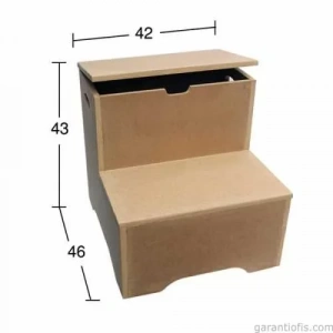 Hobi-art Sp 527 Ham Ahşap Dekoratif Sehpa