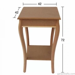 Hobi-Art SP 528 Ham Ahşap Dekoratif Sehpa