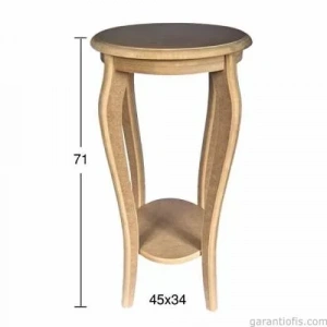 Hobi-Art SP 532 Ham Ahşap Dekoratif Sehpa