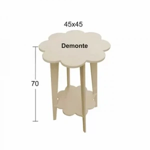 Hobi-art Sp 566 Demonte Boyanabilir Ham Ahşap Dekoratif Sehpa