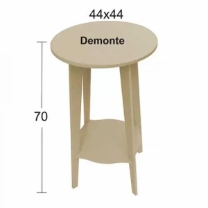 Hobi-art Sp 567 Demonte Boyanabilir Ham Ahşap Dekoratif Sehpa