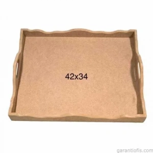 Hobi-Art T 717 Ahşap Dekoratif Tepsi Obje