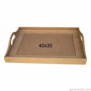 Hobi-art T 727 Ahşap Dekoratif Tepsi Obje