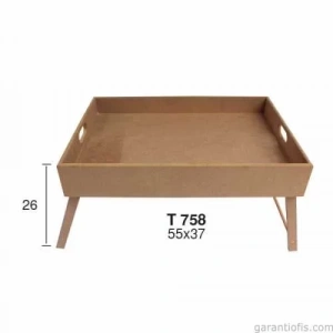 Hobi-Art T 758 Ahşap Dekoratif Tepsi Obje