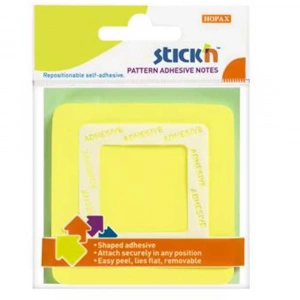 Hopax Stıckn Yapışkanlı Not Kağıdı Kare şekilli 50 YP 70x70 Sarı 21541