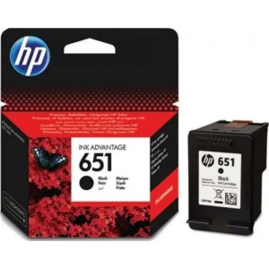 HP C2P10AE (651) SIYAH MUREKKEP KARTUSU 600 SAYFA