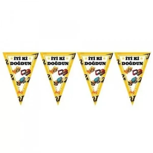 İnşaat Partisi Bayrak Afiş