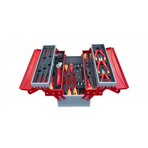 İzeltaş Elektrikçi Takım Çantası 5 Gözlü 45 Parça