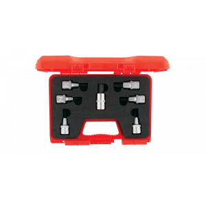 İzeltaş Lokmalı Allen Uç Takımı 1/2 İnç 60 mm 7 Parça