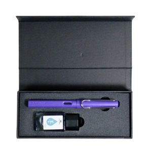 Jinhao Dolma Kalem Seti 15ml Mürekkepli Kutulu Mor