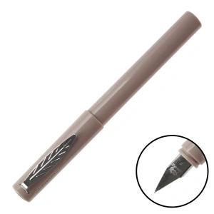 Jinhao Dolma Kalem Yaprak Klipsli Fine Mat Kül Lila