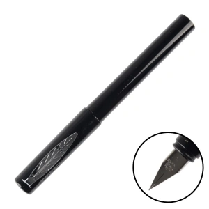 Jinhao Dolma Kalem Yaprak Klipsli Fine Mat Siyah