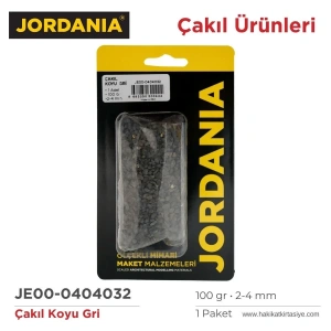 Jordania Çakıl 100gr 4032 Koyu Gri 2-4mm