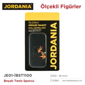 Jordania Maket Tenis Sporcu 1/100 18mm 2li