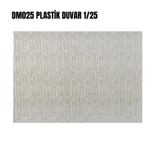 Jordania Plastik Duvar Beyaz A4 1/25