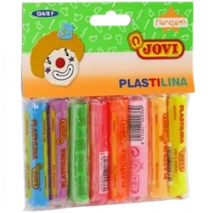 JOVİ OYUN HAMURU FOSFORLU 8 RENK (134/8F)