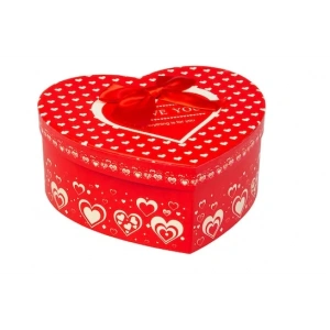 Kalpli Kırmızı Hediye Kutusu 3lü