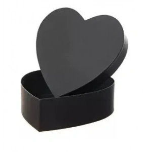 Kalpli Siyah Hediye Kutu 3lü