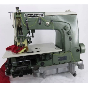 Kansai Special DLR-1504PMD Çektirmeli Merdaneli Çapraz 4 iğne Lastik Makinası