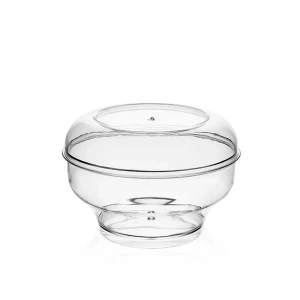 Kapaklı Sütlü Tatlı Kasesi Ayaklı 220 cc - 450 Adet