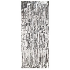 Kapı Perdesi Gümüş Renk 100 X220 Cm