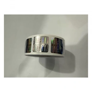 Kare 2cm X 2cm Hologram Güvenlik Etiketi 1000 Adet