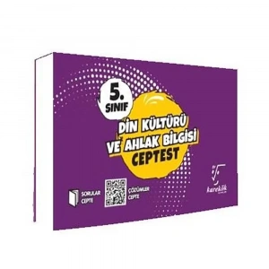 Karekök  5. Sınıf Cep Test Din Kültürü Ve Ahlak Bilgisi