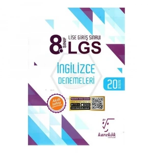 Karekök 8.sınıf Lgs İngilizce Denemeleri 20 Deneme