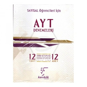 Karekök AYT 12 Li Deneme Seti Sayısal