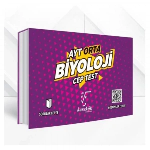 Karekök Ayt Biyoloji Cep Test Orta