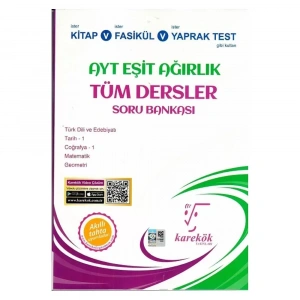 Karekök  AYT Eşit Ağırlık Tüm Dersler Soru Bankası