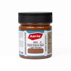 Karin Ebru Boyası 105ml 603 Oksit Kahve Açık