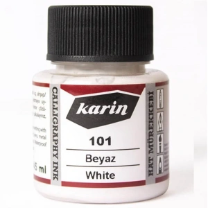 Karin Hat Mürekkebi 101 Beyaz 45ml