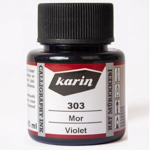 Karin Hat Mürekkebi 303 Mor 45ml