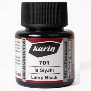 Karin Hat Mürekkebi 701 İs Siyahı 45ml