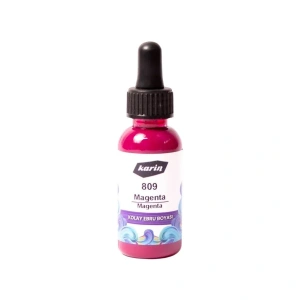 Karin Kolay Ebru Boyası 30ml 809 Magenta