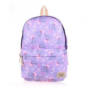 Kaukko K1474 Nature Sırt Çantası Lılac Flamıngo