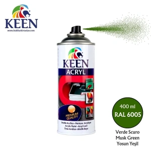 Keen Akrilik Sprey Boya 400ml RAL6005 Musk Green
