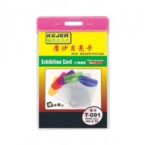 Kejea T-091 Dikey Kart Poşeti Lüx Pembe - 100adet