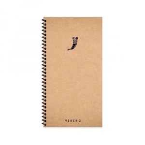 Keskin 10x19 Sert Kapak La Plume Viking Spiralli 80 Yaprak Düz Defter Borazan 417966-99