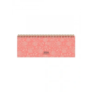 KESKİN AJ-65 SPİRALLİ MASA TAKVİMİ 12x33.5 HAFTALIK PASTEL FLORA (830095)
